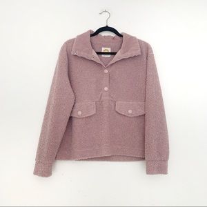 C&C California Blush Faux Shearling Jacket